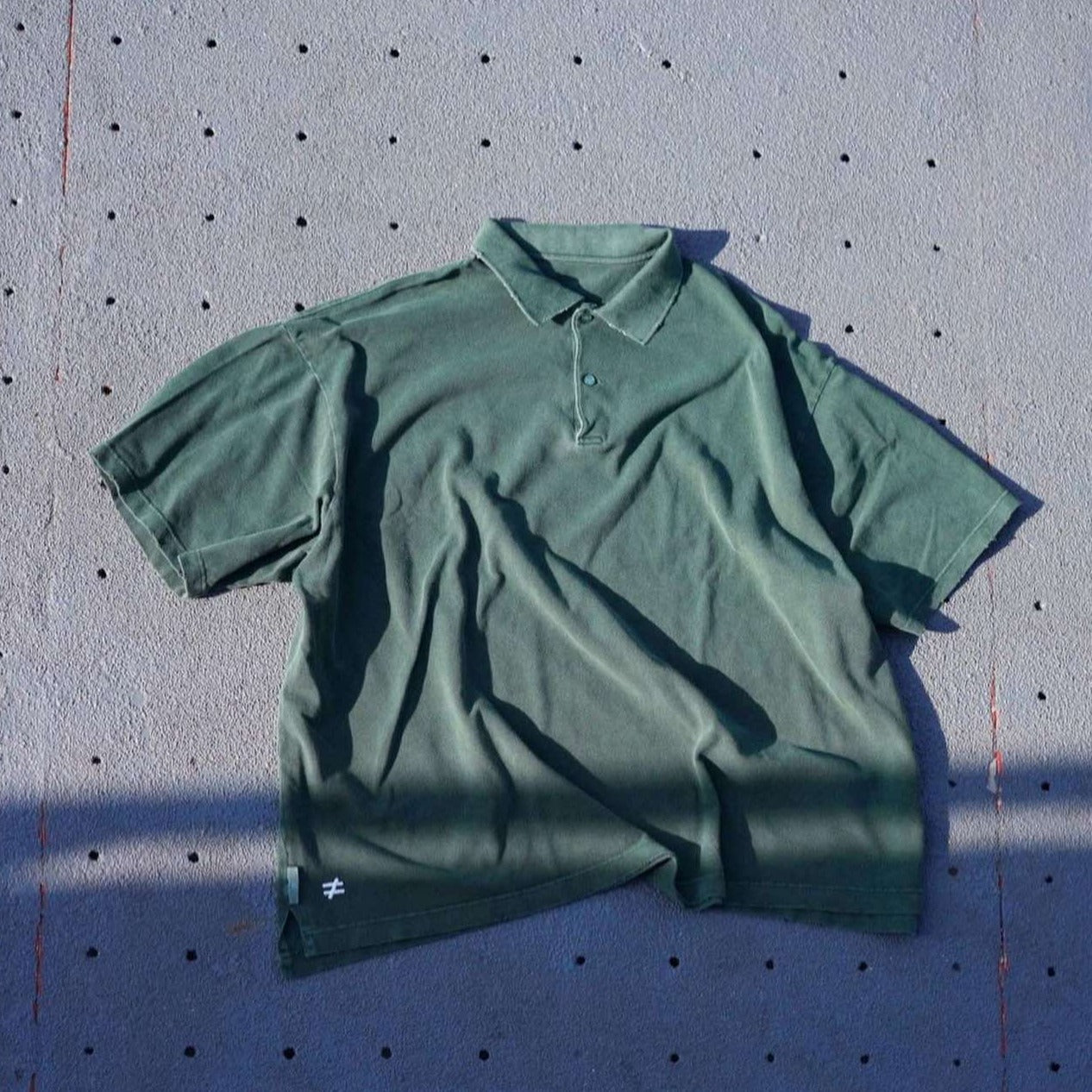 HANGEReering® BIG POLO SHIRT (P.D / DMDG) - GREEN