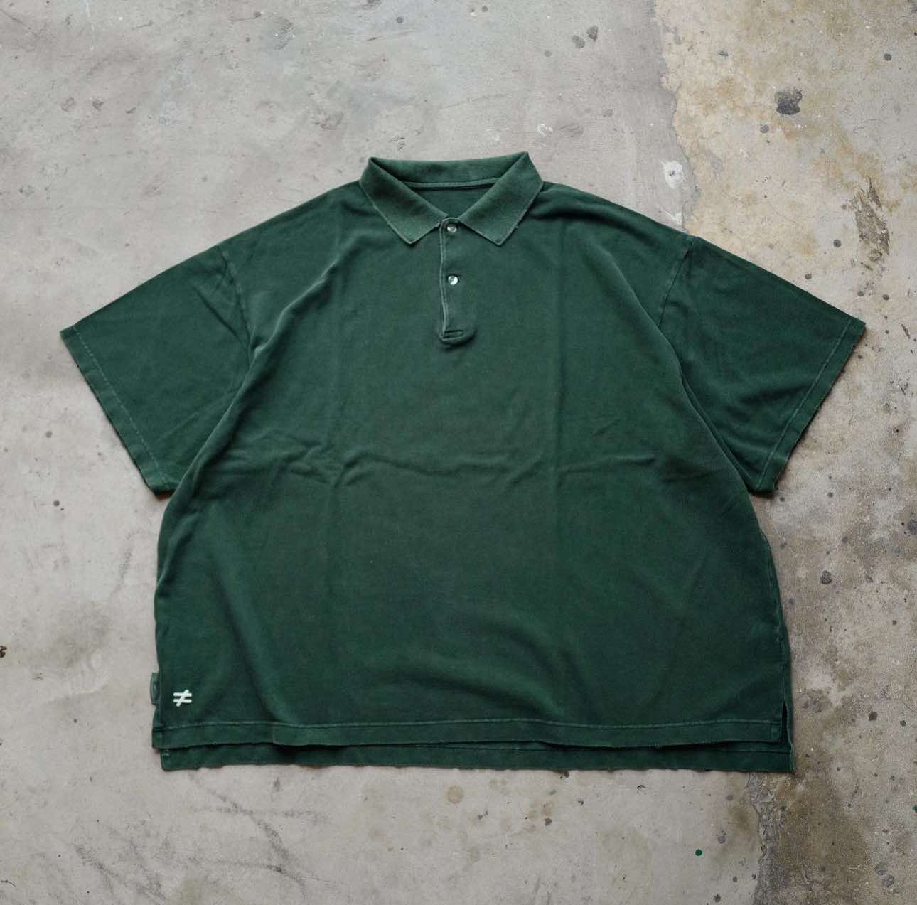 HANGEReering® BIG POLO SHIRT (P.D / DMDG) - GREEN