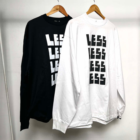 CLESSTE 24AW “LESS” MASSIVE L/S T-SHIRTS WITH DRAWSTRINGS