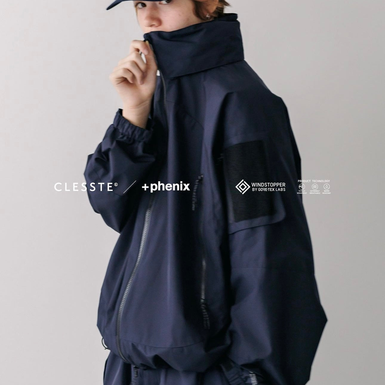 CLESSTE +PHENIX WINDSTOPPER® BY GORE-TEX LABS CITY MILITARY JACKET