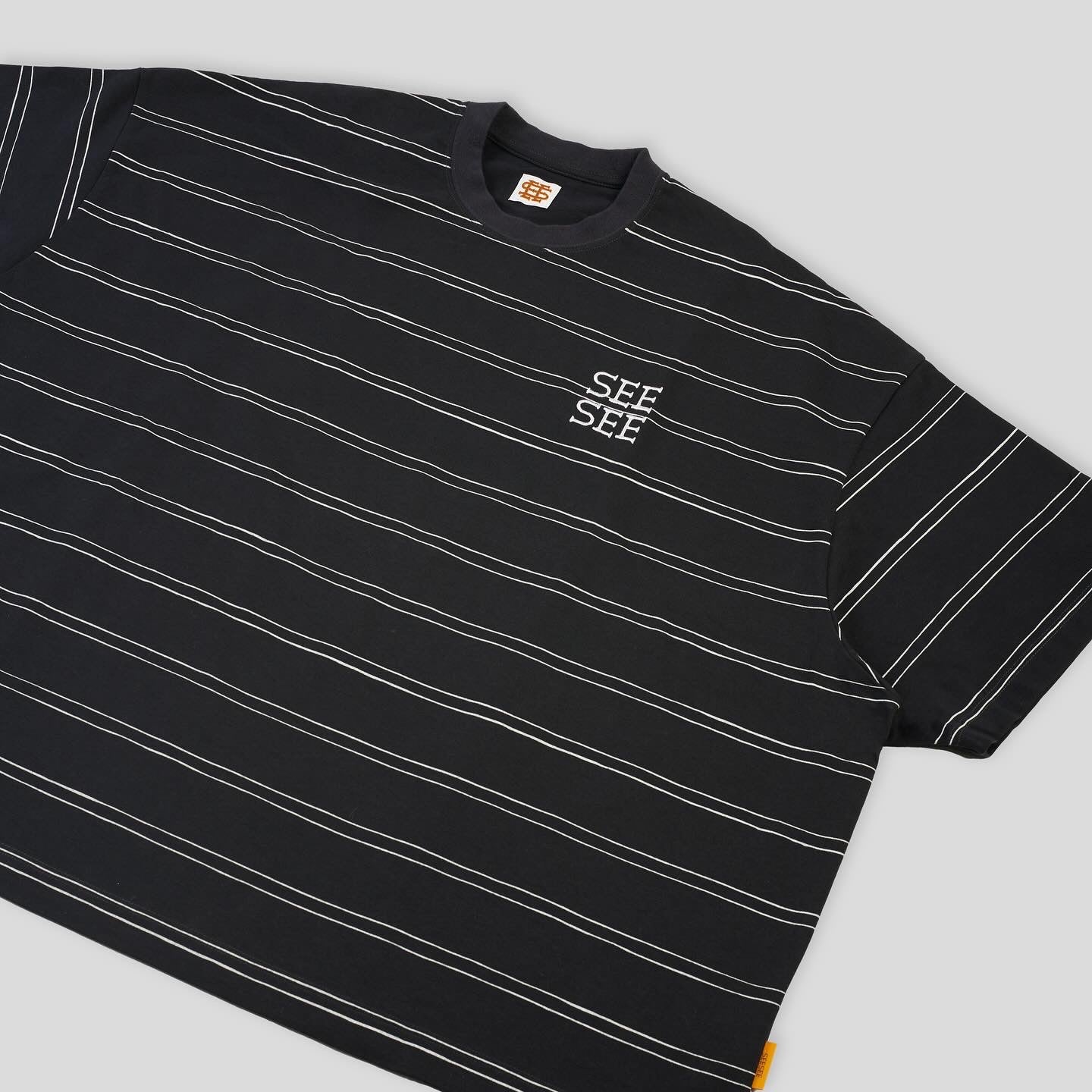 SEE SEE SUPER BIG FLAT SS DOUBLE STRIPE TEE – Ground Floor Macau