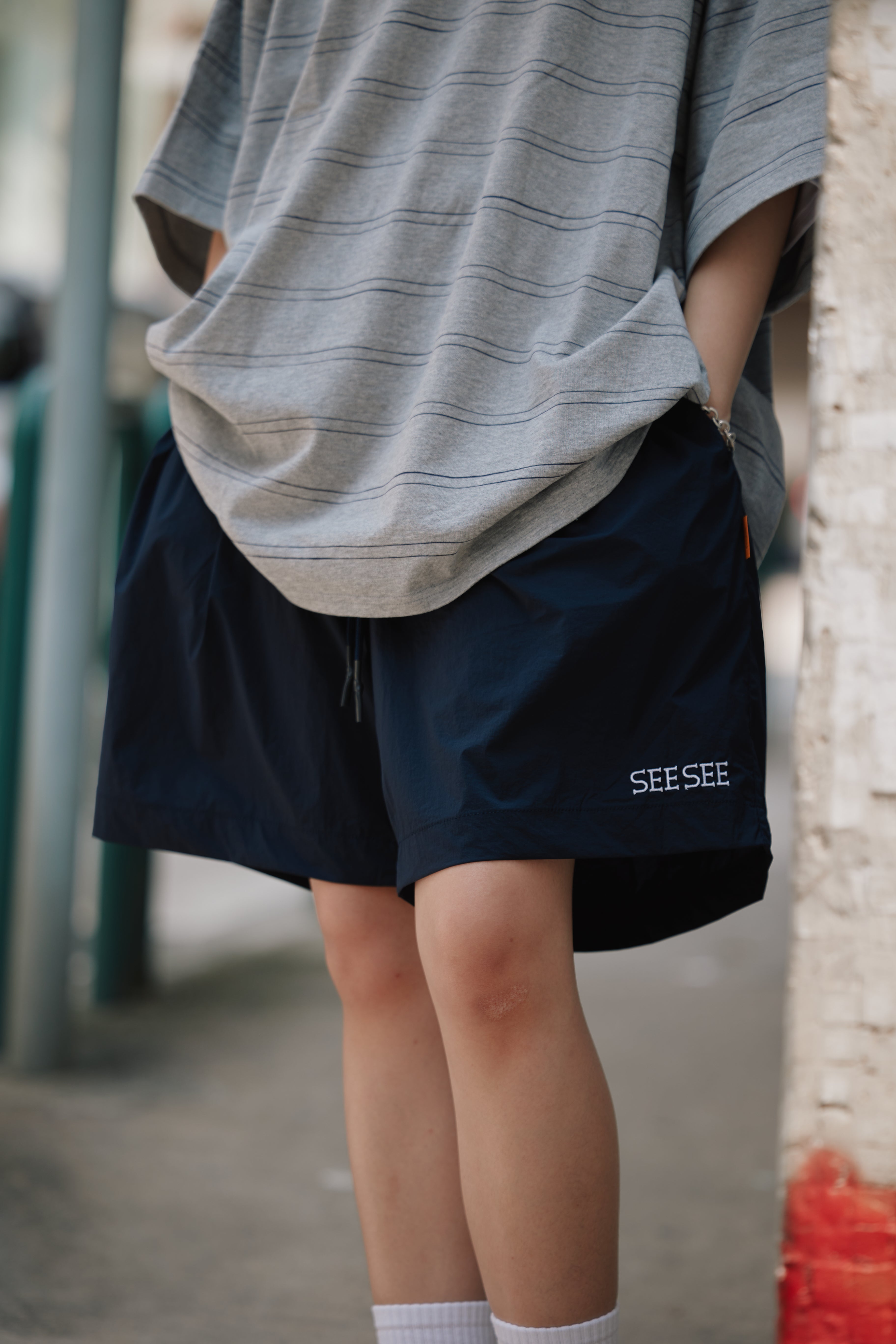 SEE SEE NYLON SPORTY BAGGY SHORTS – Eternal Earn Limited