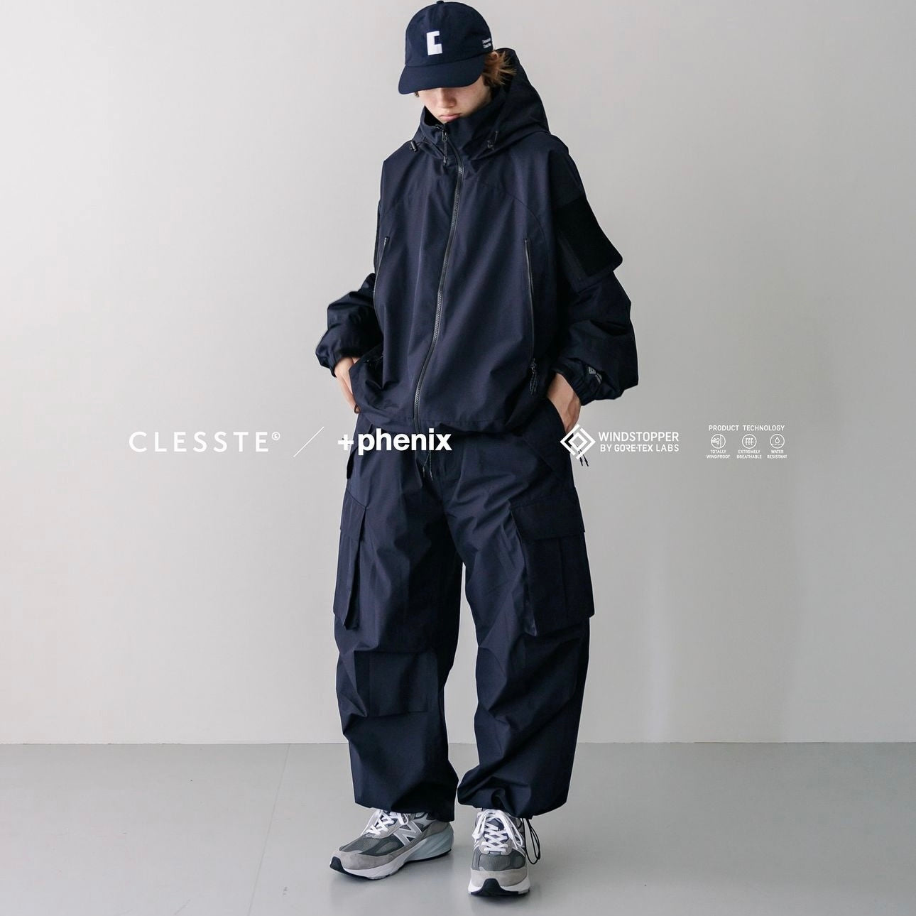 CLESSTE +PHENIX WINDSTOPPER® BY GORE-TEX LABS CITY MILITARY JACKET