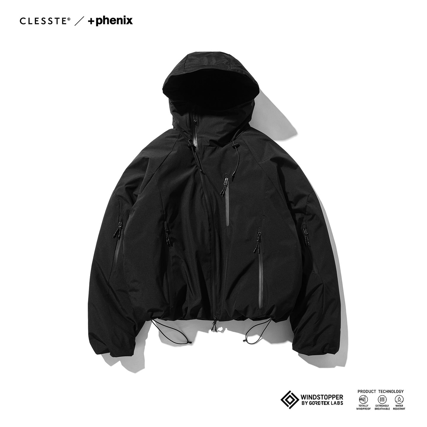 CLESSTE +phenix WINDSTOPPER® by GORE-TEX LABS PUFFER JACKET